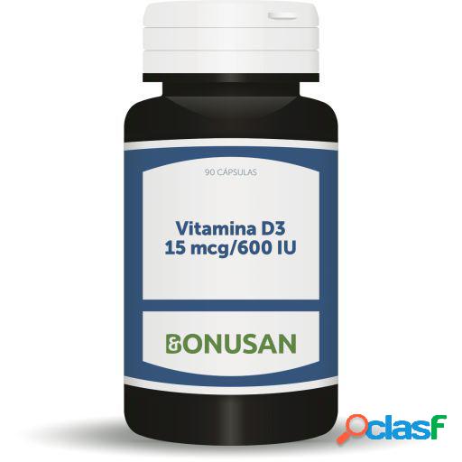 Bonusan Vitamina D3 15 MCG 90 Cápsulas