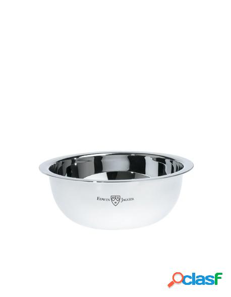 Edwin Jagger Polished Stainless Steel Shaving Bowl