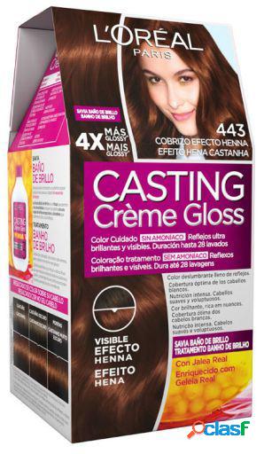 L'Oreal Paris Casting Creme Gloss Baño de Color 443 Cobrizo