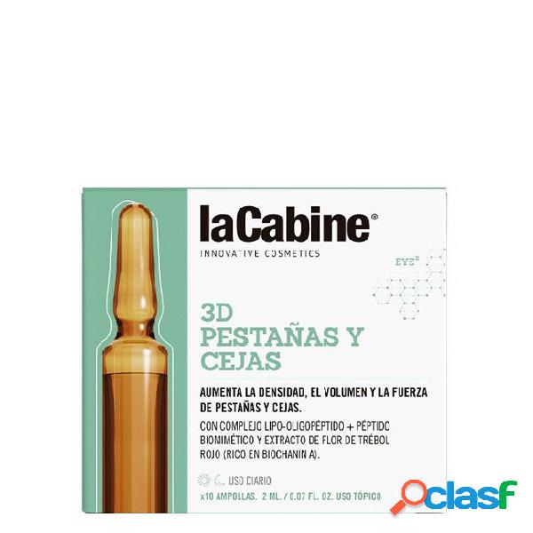 La Cabine 3D Ampoules Eyelashes and Eyebrows 10x2ml