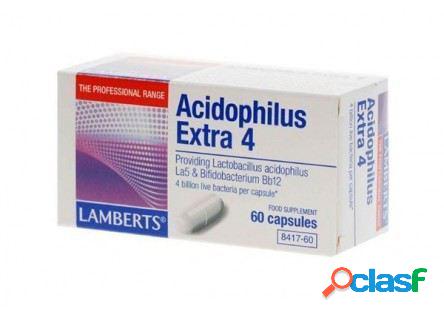 Lamberts Acidophilus Extra 4 Probiótico con 4 Billones de