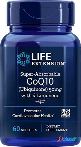 Life Extension CoQ10 súper absorbible 50 mg 60 cápsulas