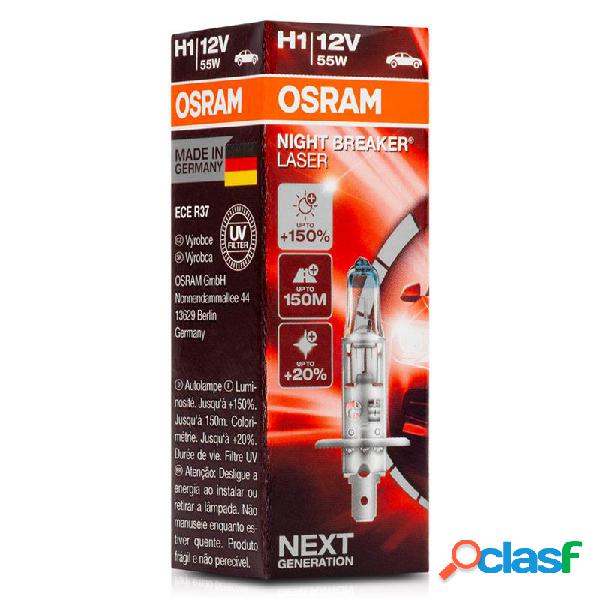 Lámpara OSRAM ® 64150NL H1 1 Night B Laser 55W12V+150%