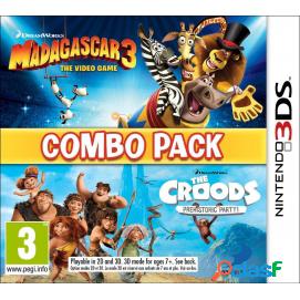 Madagascar 3 & The Croods: Fiesta Prehistórica Combo Pack