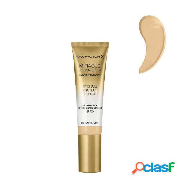 Max Factor Miracle Second Skin Foundation Fair Light 30ml