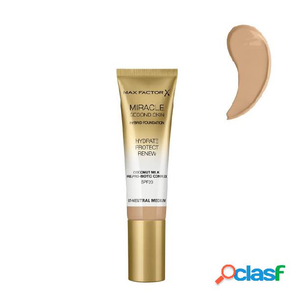 Max Factor Miracle Second Skin Foundation Neutral Medium