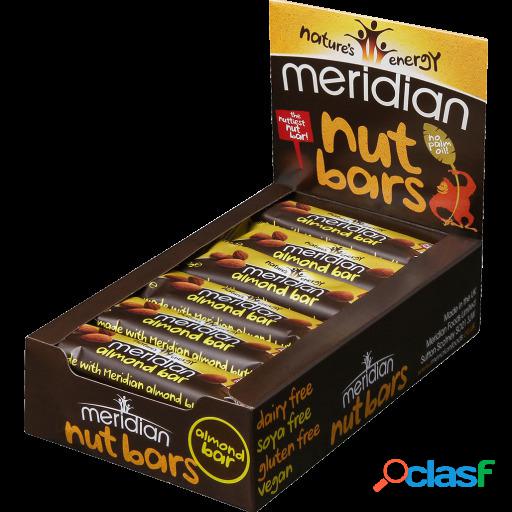 Meridian Foods Bars Almond Nut Butter 18 x 40 gr