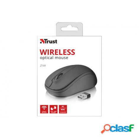 Mouse Trust Wireless Ziva Mini Mouse USB Grey