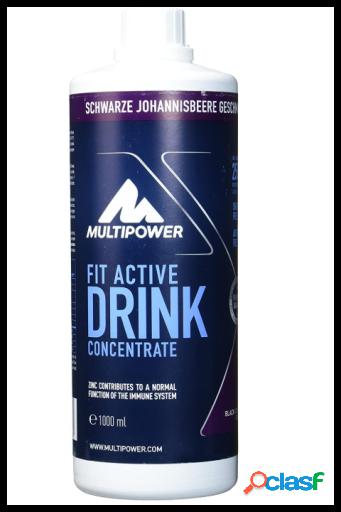 Multipower Fit Active Drink Concentrate 1000 ml Black