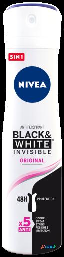 Nivea Desodorante Negro y blanco invisible 200 ml 200 ml