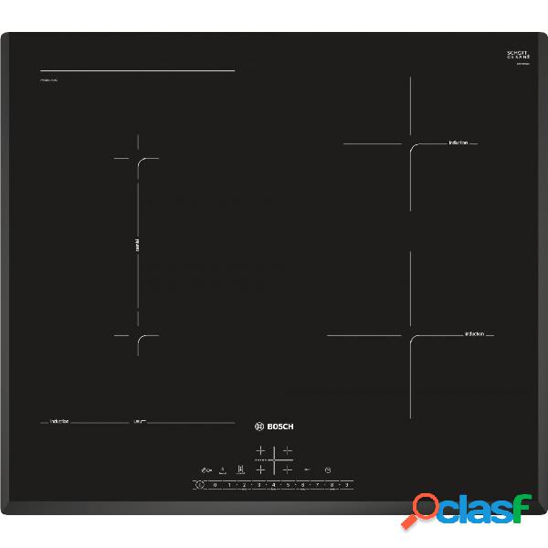 Placa Inducción - Bosch PVS651FC5E 4 Zonas 60 cm Negro Sin