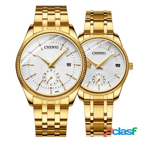Couple Watches CHENXI Quartz Watch Fashion Wrist Watch with