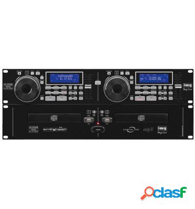 IMG STAGE LINE REPRODUCTOR DOBLE MP3 CD-292USB