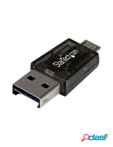 LECTOR MEMORIAS STARTECH MICROSD MICRO USB OTG