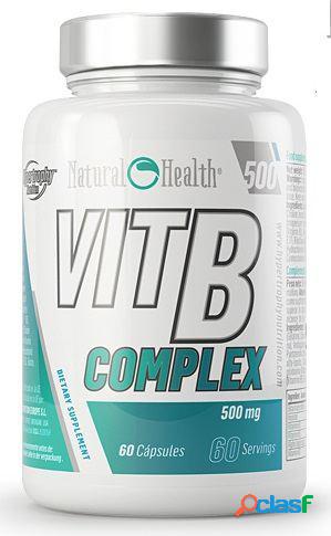 Natural Health Vitaminas B Complex 500 mg Sabor Neutro 60 c
