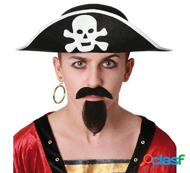 Sombrero Pirata con Calavera Adulto