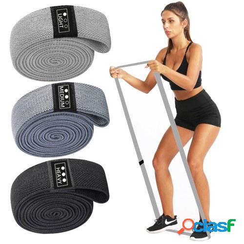 3PCS Sports Exercise Resistance Loop Bands Set Elastic Booty