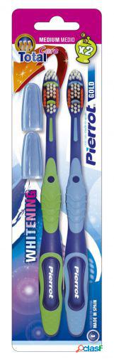 Pierrot Cepillo Dental Premium Gold Duro 2 unidades r344