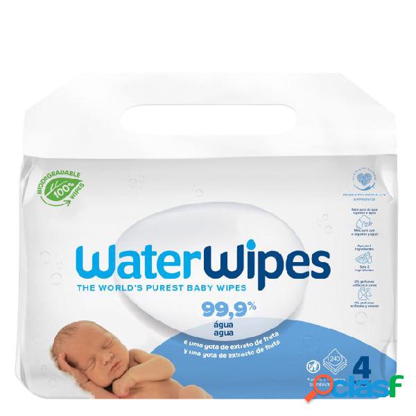 WaterWipes Bio Baby Wipes Set 4x60