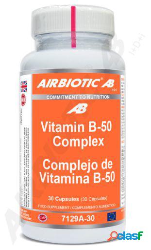 Airbiotic Complejo De Vitamina B-50 (Sin Levadura) 30