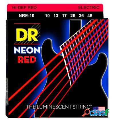 DR STRINGS NRE-10 NEON RED