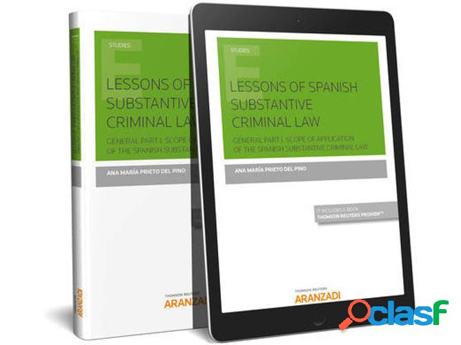 Libro Lessons Of Spanish Substantive Criminal Law (Papel +
