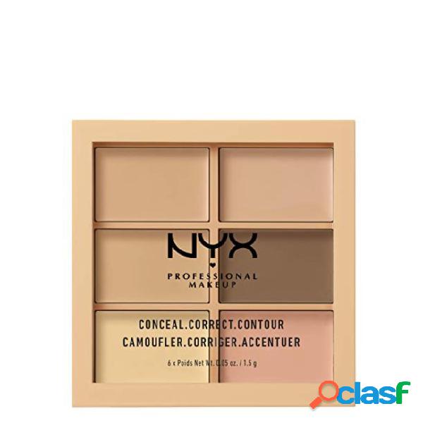 NYX Conceal, Correct, Contour Face Palette Light 1.5g