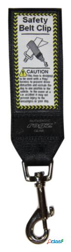 Adaptador Cinturon de Seguridad Negro 4 cm Rogz