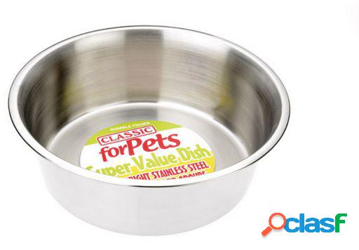 CLASSIC Value Stainless Steel Dish 2.8 L Classic For Pets