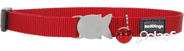 Collar Baby Liso Rojo para Gatitos 16-26 cm x 8 mm Red Dingo
