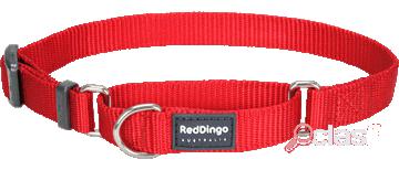 Collar de Nylon Semi Ahogo Liso Rojo 26-40cm x 15mm Red