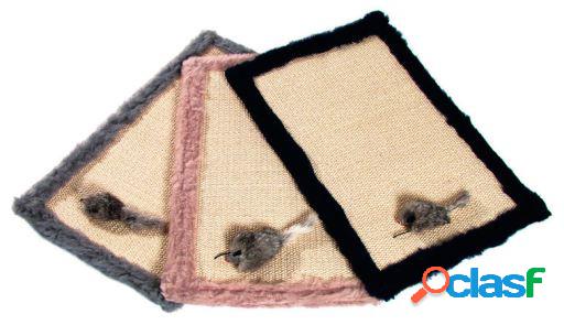 Rascador alfombra para gatos colores variados 48x31 cm