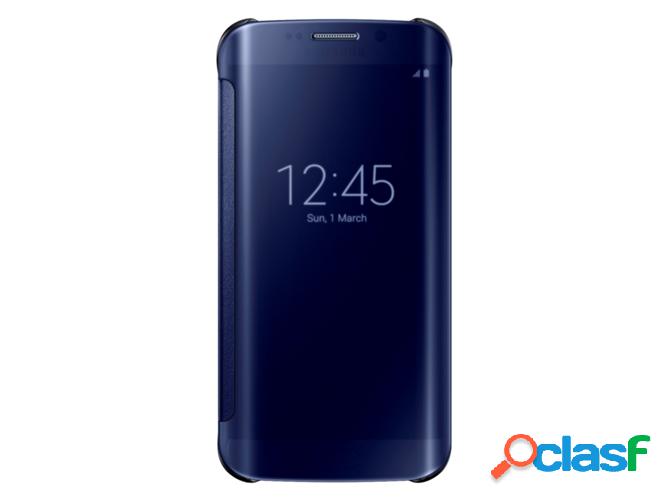 Carcasa SAMSUNG Galaxy S6 Edge Clear View Negro