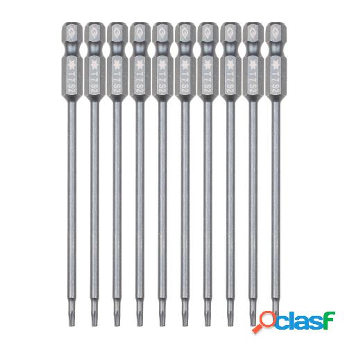 10-Piece Security Torx Bit Set 1/4-inch Drive Tamper Proof