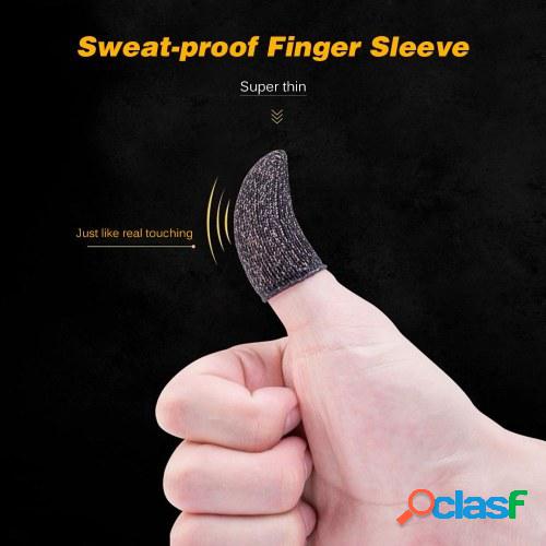 10 piezas Gaming Finger Sleeve Touchscreen Thumb Sleeve