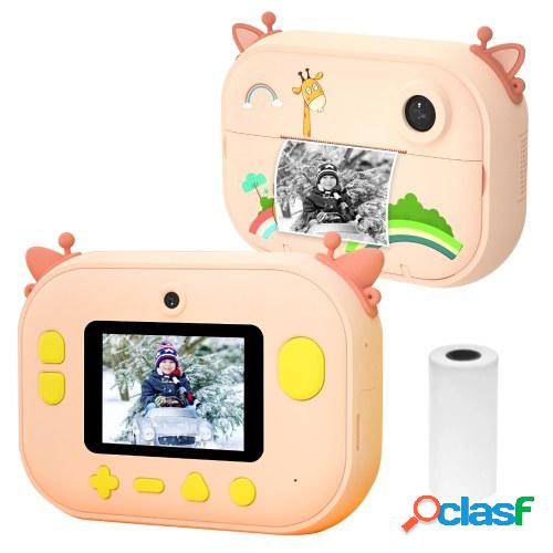 1080P HD Mini cámara para niños Impresora fotográfica