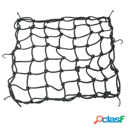 15.7inch X 15.7inch Motorcycle Cargo Net with 6 Hooks 49