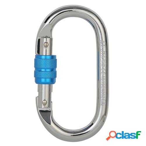 25KN Mosquetón de escalada profesional con tornillo
