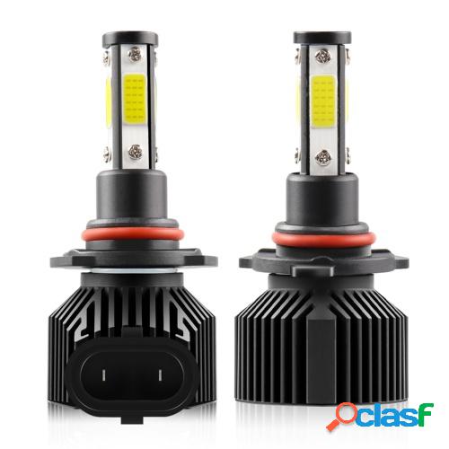 2Pcs IP68 Impermeable Coche LED Bombillas de faros LED