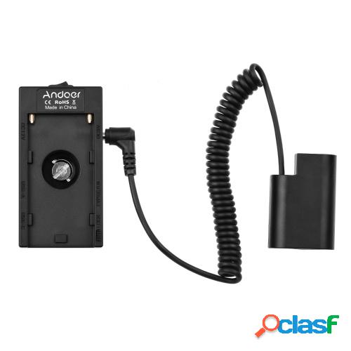 Adaptador de soporte de placa de batería Andoer NP-F970