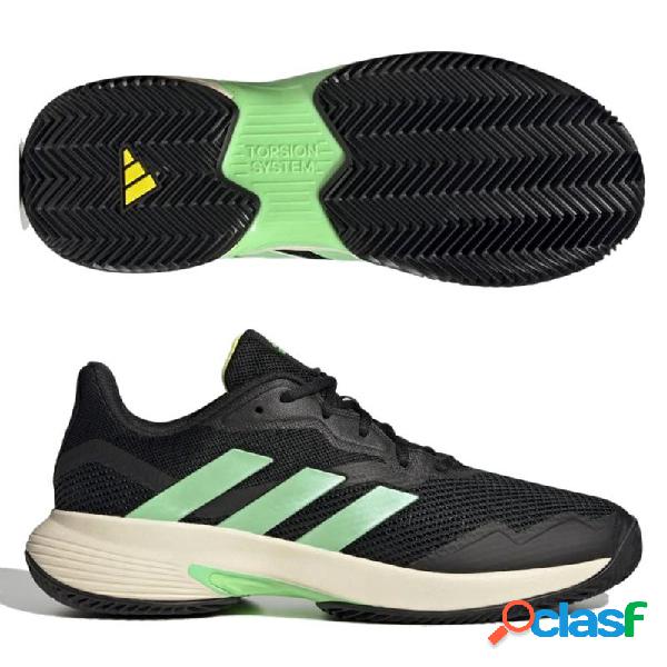 Adidas Courtjam Control M clay core black beam green yellow