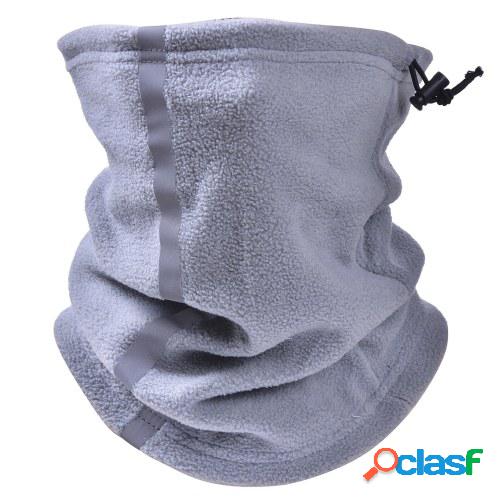 Adjustable Fleece Neck Gaiter Warmer Reflective Safety Face