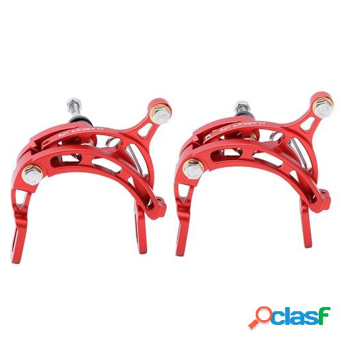 Aleación de aluminio delantera y trasera bicicleta C pinza