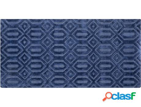 Alfombra Adatepe (Azul - Viscosa -80x150x1 cm)