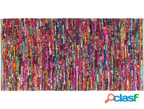 Alfombra Bafra (Multicolor - Algodón -80x150x2.5 cm)
