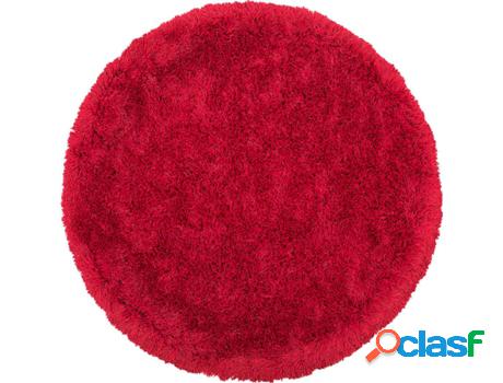 Alfombra Cide (Rojo - Poliéster -140x140x7 cm)