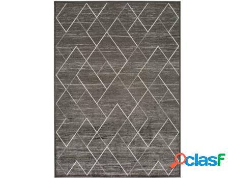 Alfombra MATRIS Keops Rombo (Negro - 70x220 cm -