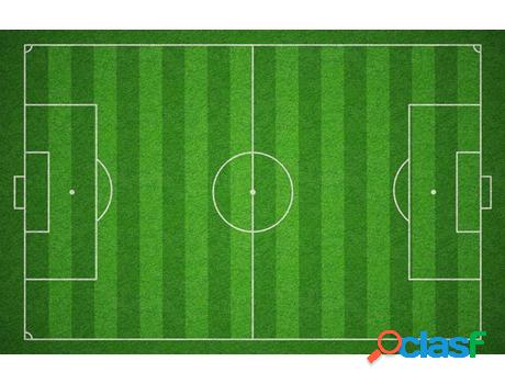 Alfombra OEDIM Infantil Campo de Fútbol (Verde - 80x120cm -