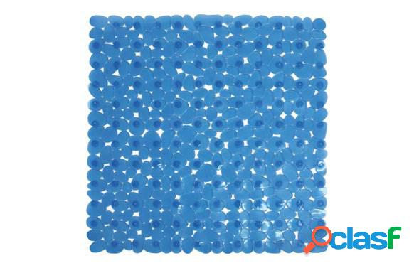 Alfombra de baño Marelia 54 x 54 cm azul