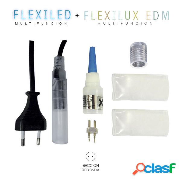 Alimentador-Conector Tubo Flexilux/Flexiled 2 Vías Edm